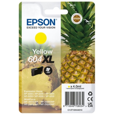 Epson Inktpatroon geel, 350 pagina's T10H4 Replace: N/A