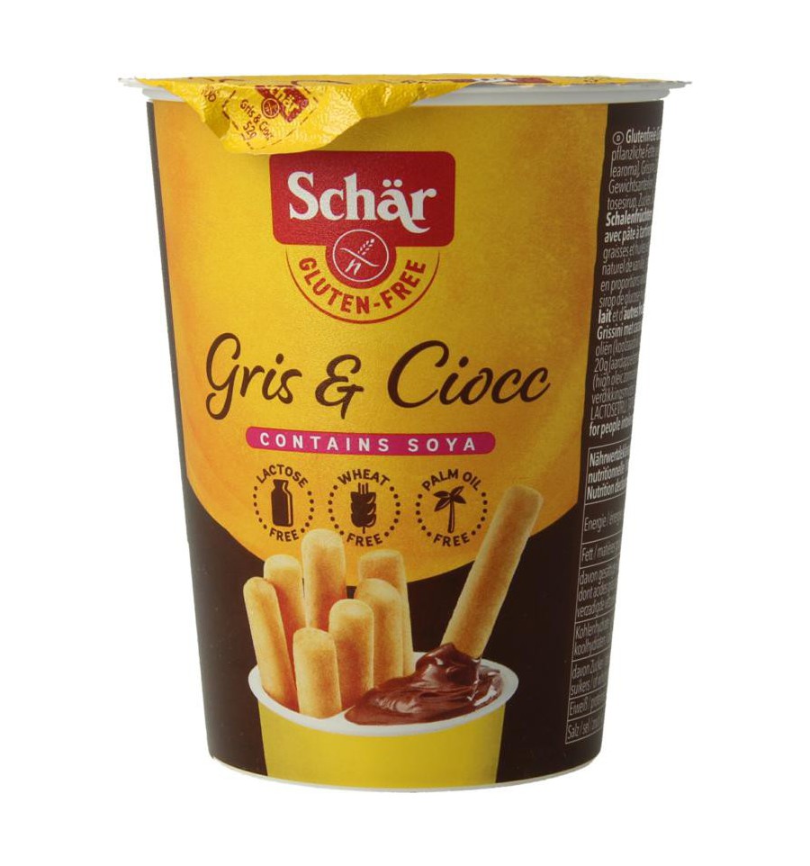 Dr. Schar Milly grissini & chocolate sticks