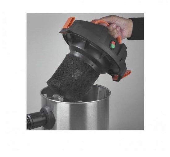 EUROM Force 1012 1.000W Bouwstofzuiger - 161304 - Silver