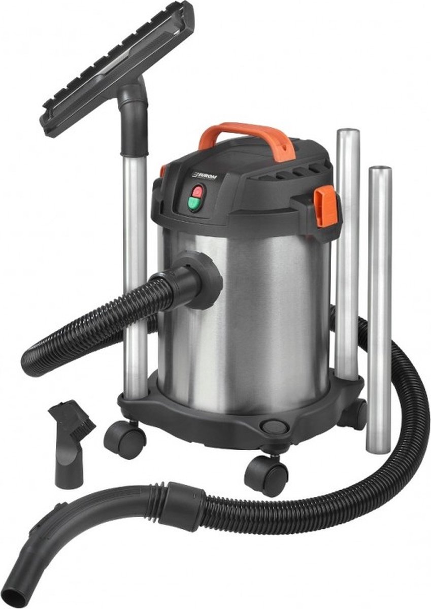 EUROM Force 1012 1.000W Bouwstofzuiger - 161304 - Silver