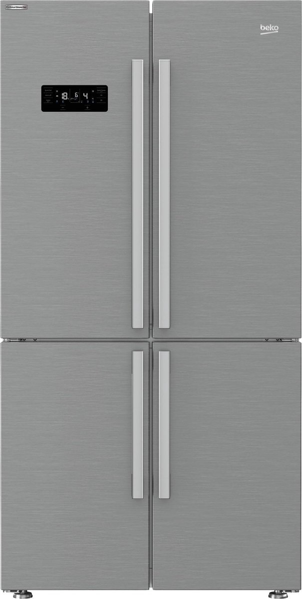 Beko GN1416231JXN Amerikaanse koelkast - Silver