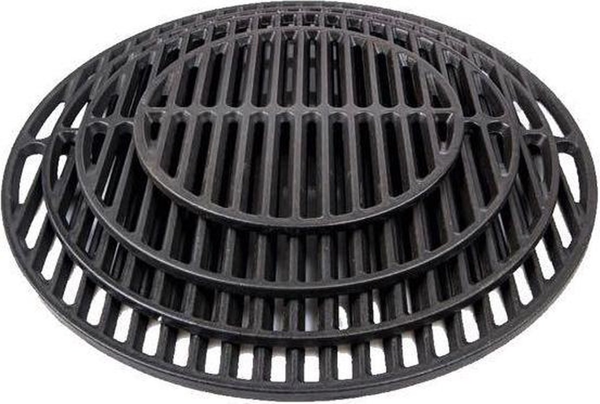 The Bastard BB038S Cast Iron Grid Small - Zwart