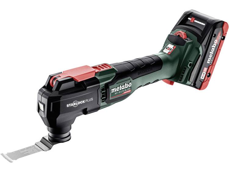 Metabo MT 18 LTX BL QSL 18V | accu multitool + 14 delige set | inclusief accu&apos;s en lader