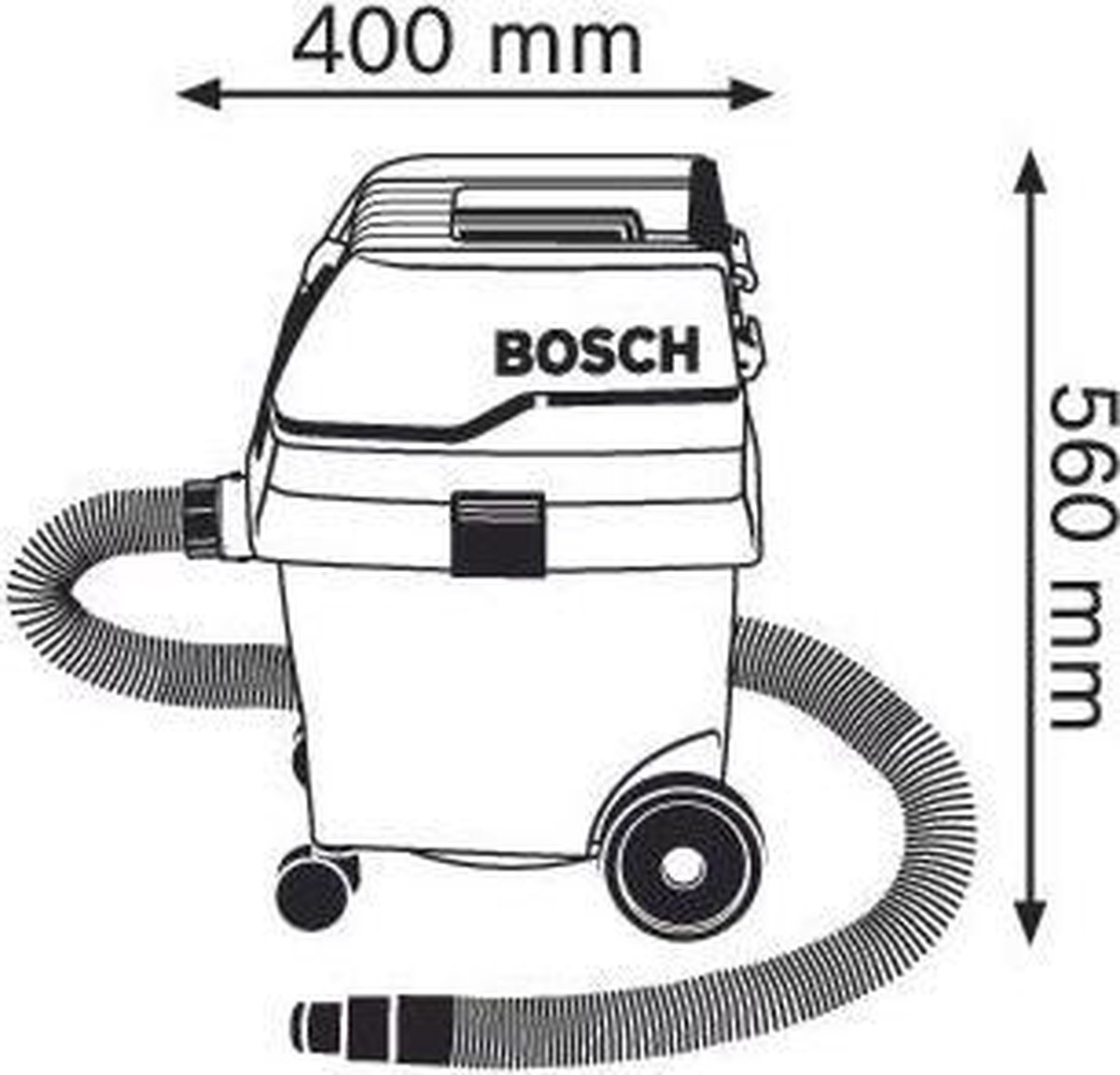 Bosch Bosch GAS 25 L | SFC | Bouwstofzuiger | 1200W | L-klasse | 25L
