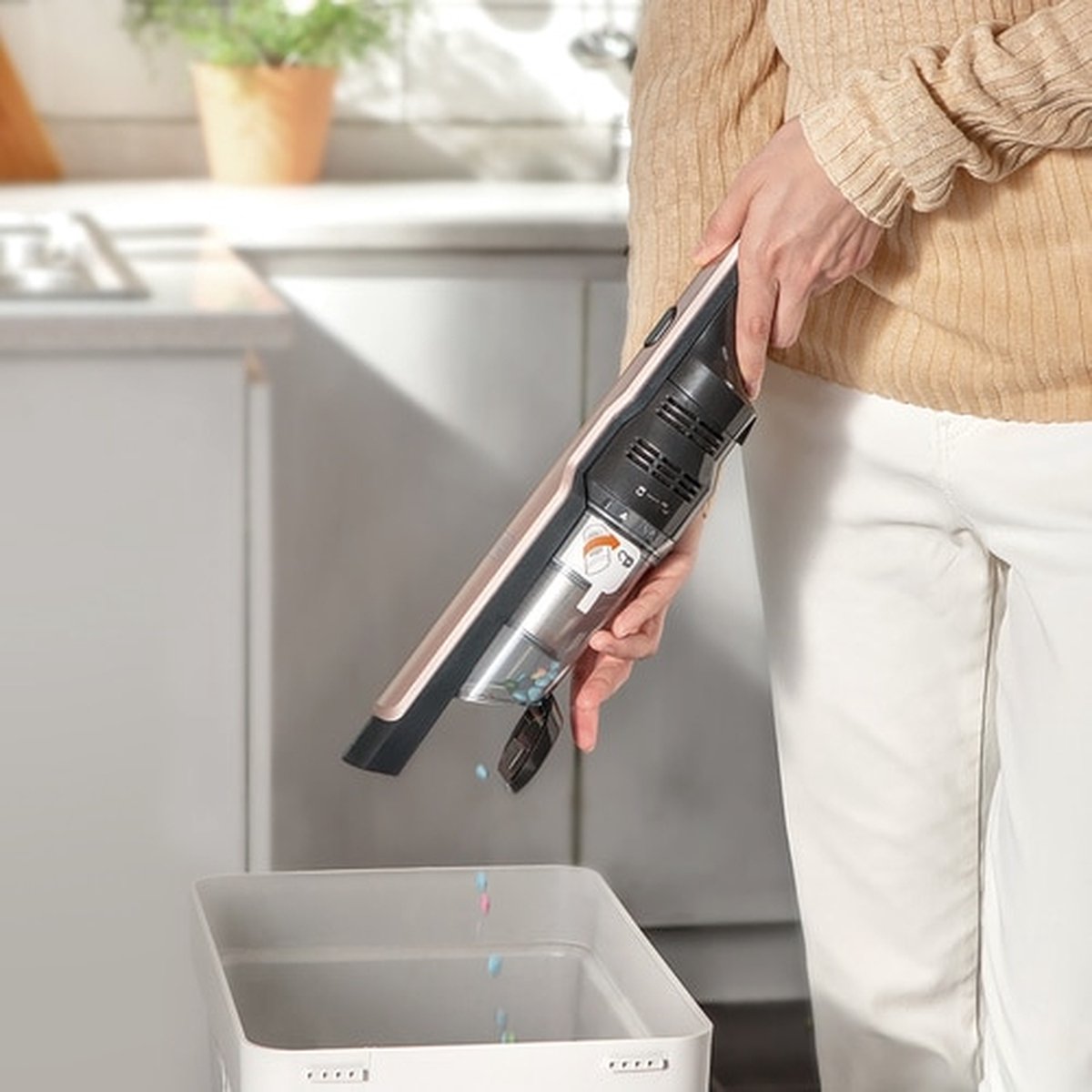 BLACK+DECKER kruimeldief DVC320BRG-QW - Roze