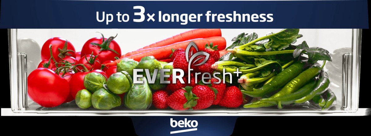 Beko GN1426234ZDXN Amerikaanse koelkast - Silver