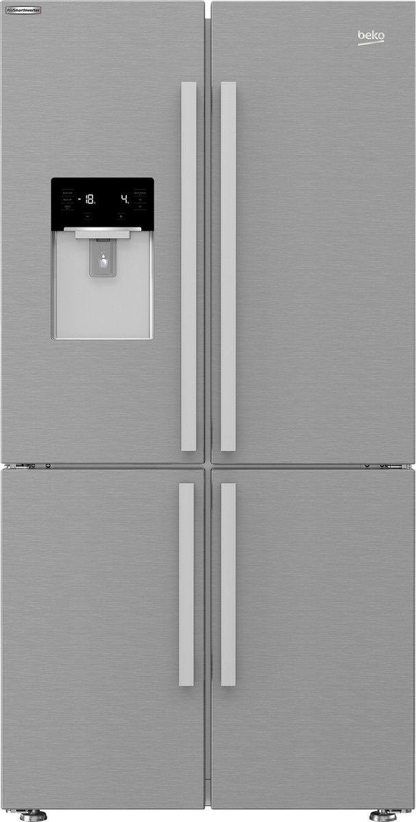 Beko GN1426234ZDXN Amerikaanse koelkast - Silver