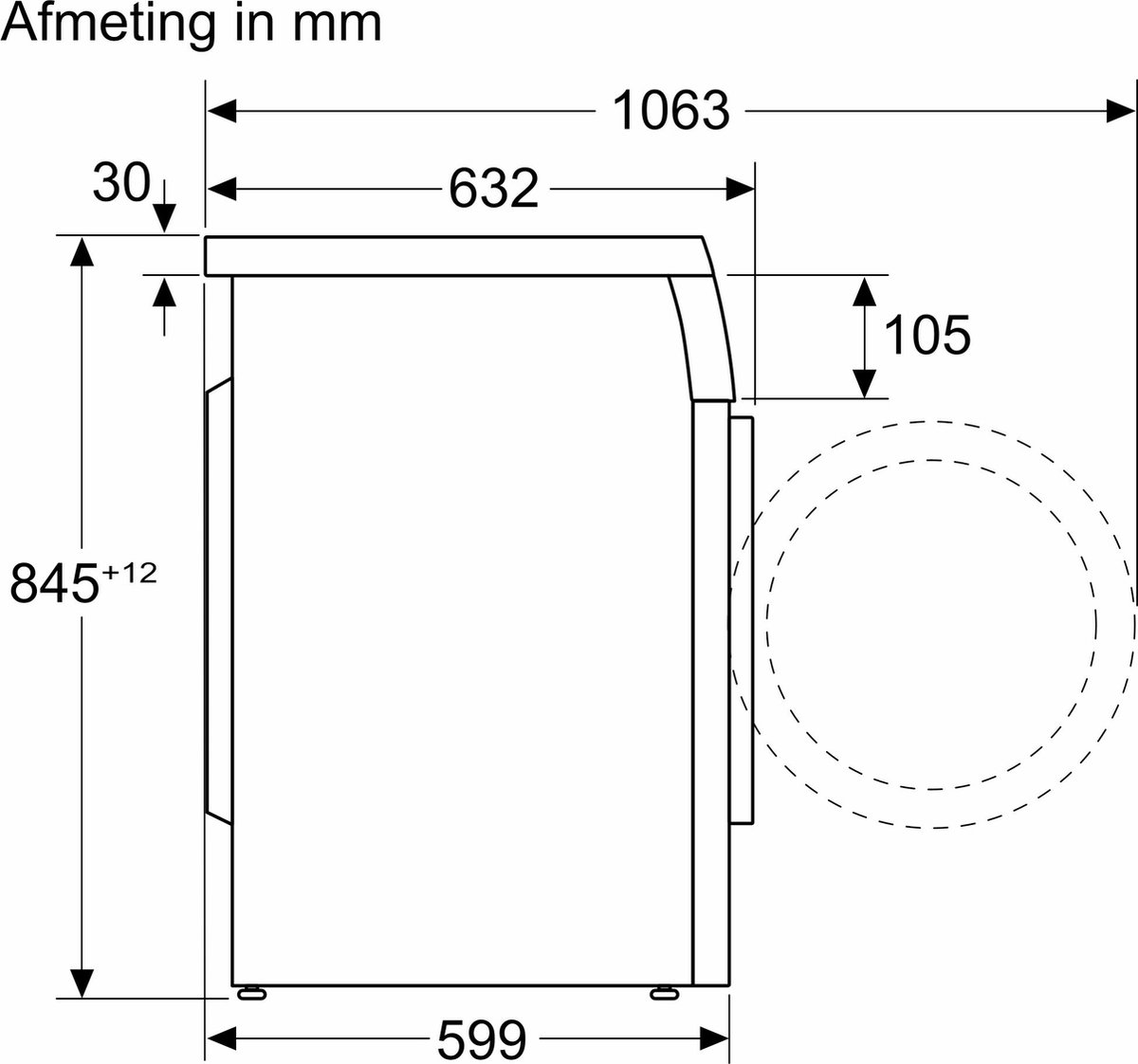 Siemens iQ500 WU14UT40NL wasmachine