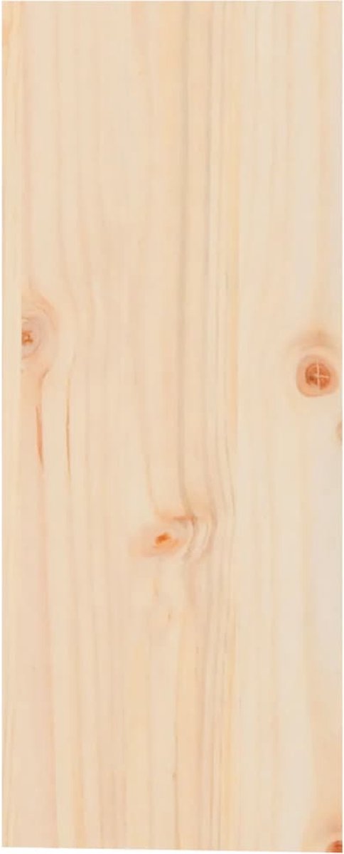 Vidaxl Wijnkast 62x25x62 Cm Massief Grenenhout - Bruin