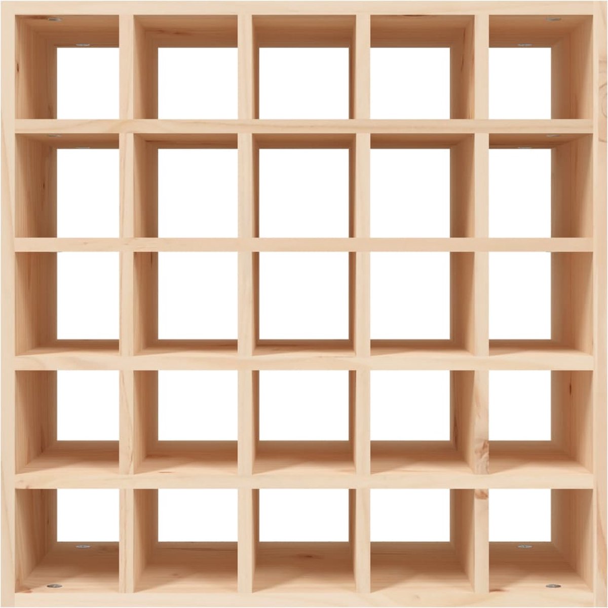 Vidaxl Wijnkast 56x25x56 Cm Massief Grenenhout - Bruin