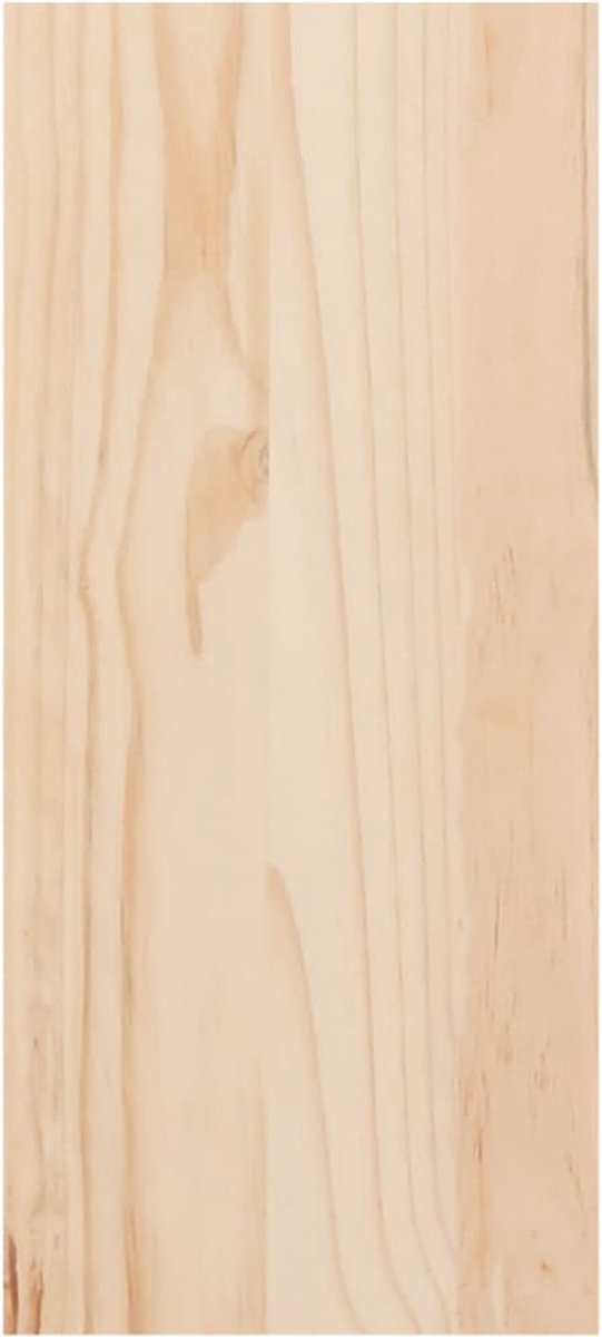 Vidaxl Wijnkast 56x25x56 Cm Massief Grenenhout - Bruin