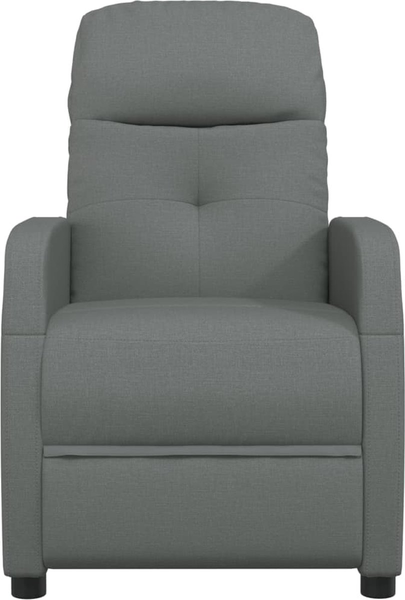 Vidaxl Sta-op-massagestoel Stof Donker - Grijs