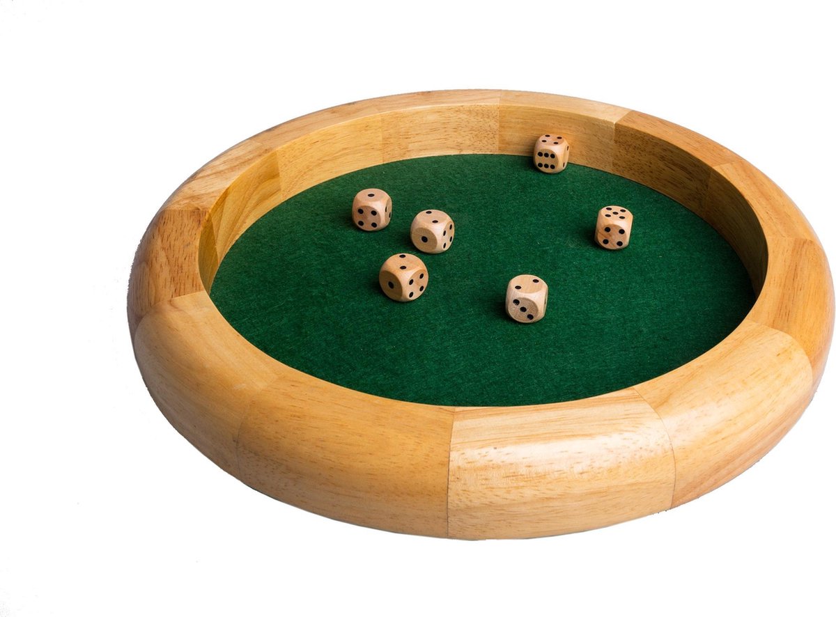 Clown Games Dobbelsteenbak Hout