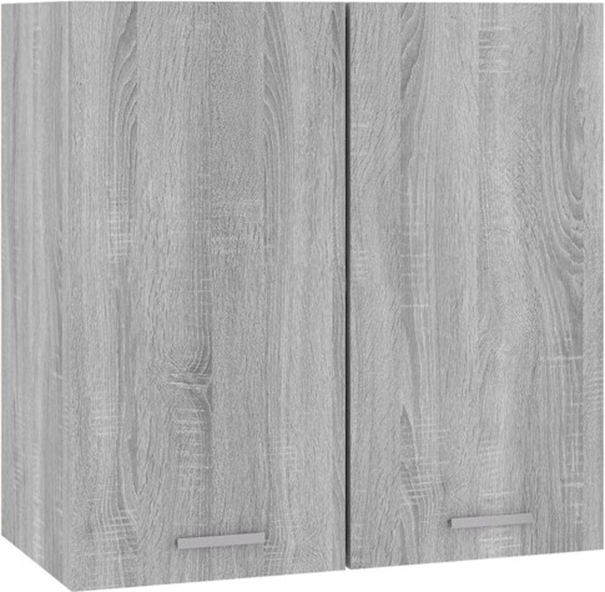 Vidaxl Wandkast Hangend 60x31x60 Cm Bewerkt Hout Sonoma Eiken - Grijs