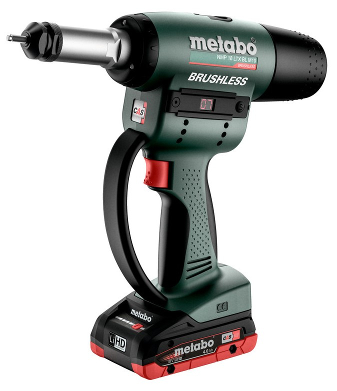 Metabo NMP 18 LTX BL M10 18V Li-ion Accu klinkmoerpistool set (2x4.0Ah LiHD accu) in x