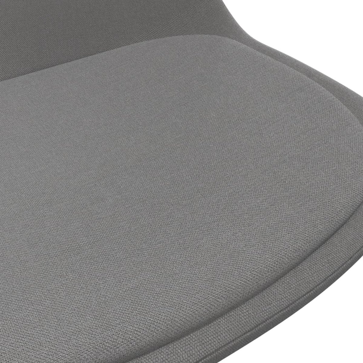 Vidaxl Eetkamerstoelen Draaibaar 4 St Stof Licht - Grijs