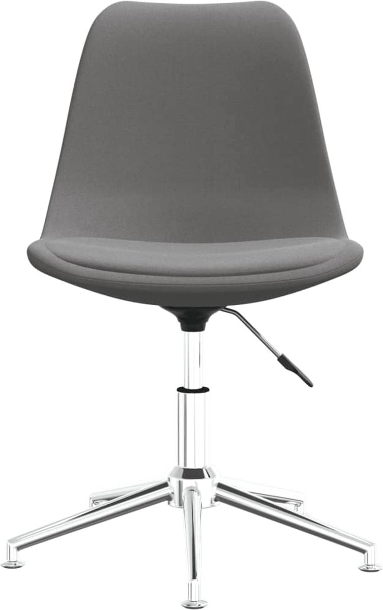Vidaxl Eetkamerstoelen Draaibaar 4 St Stof Licht - Grijs