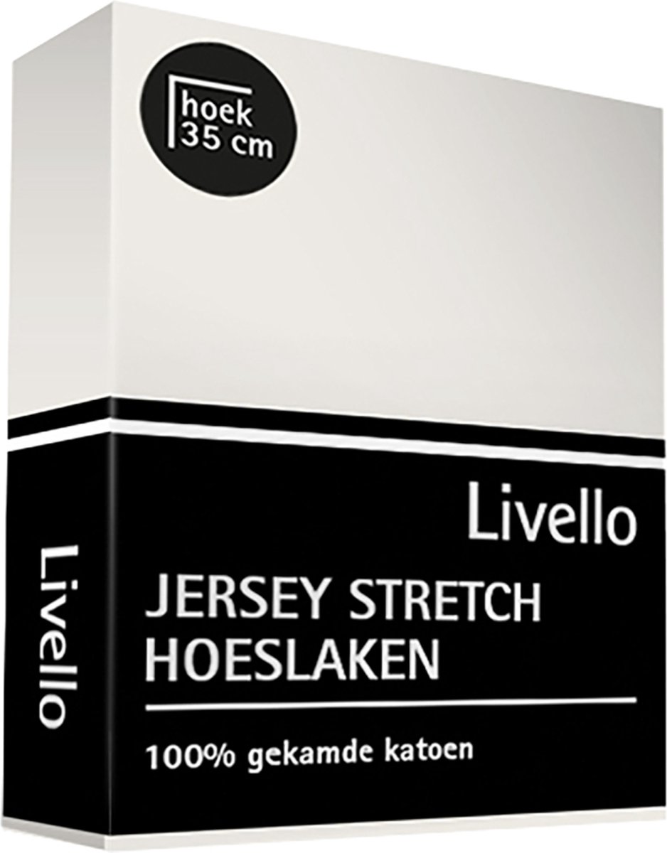 Livello Hoeslaken Jersey Offwhite 160 X 200 Cm - Beige