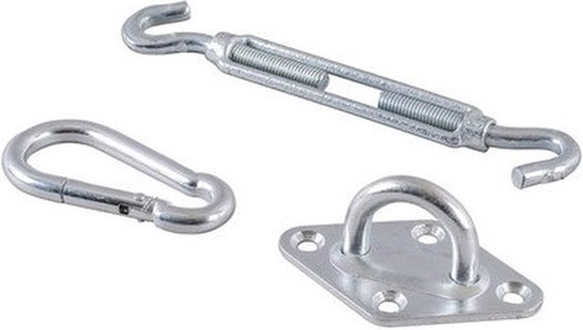 Ambiance Schaduwdoek/zonnescherm Driehoek Zandkleur 3.6 X 3.6 X 3.6 Meter Met Ophanghaken - Schaduwdoeken - Bruin