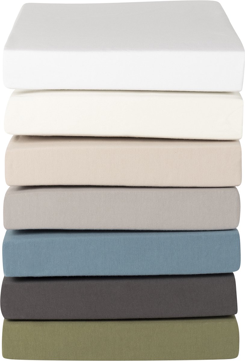 Livello Hoeslaken Jersey Excellent Light Grey 140 X 200 Cm - Grijs