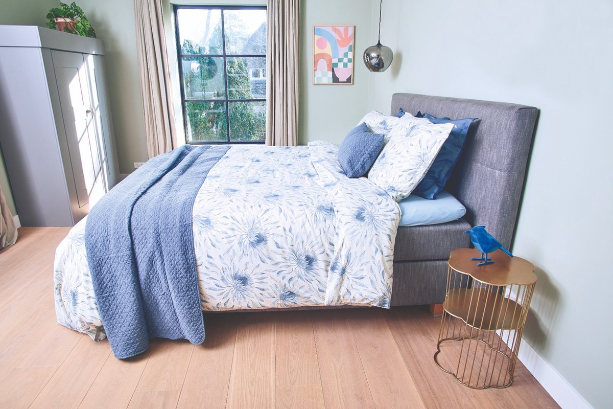 Livello Hoeslaken Topper Jersey Excellent Light Blue 180 X 200 Cm - Blauw