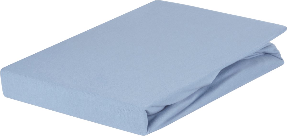Livello Hoeslaken Topper Jersey Excellent Light Blue 180 X 200 Cm - Blauw