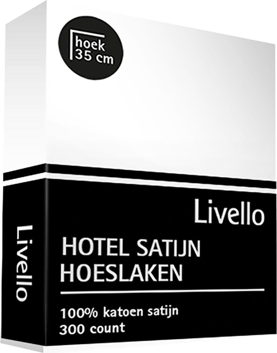 Livello Hotel Hoeslaken Satijn Wit 160 X 200 Cm