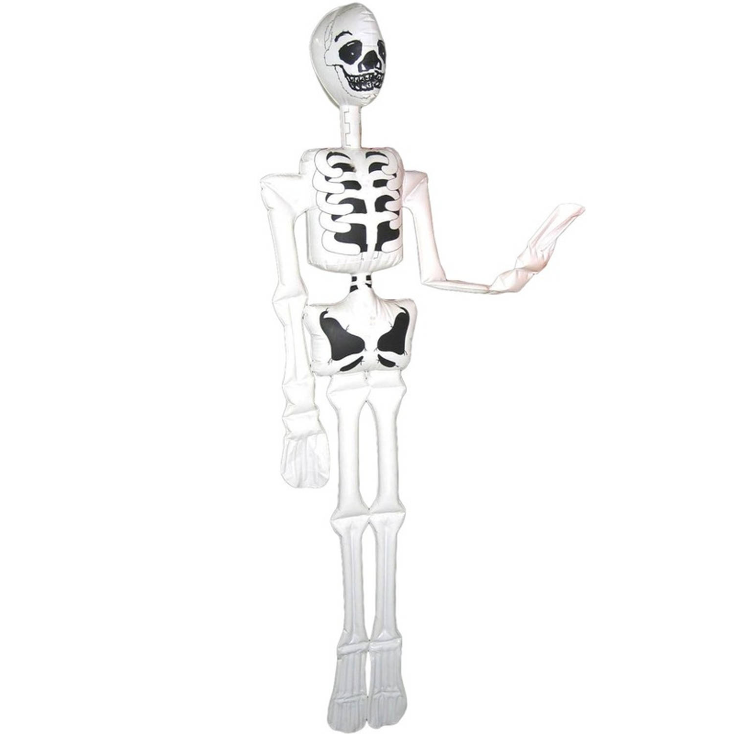 Funny Fashion Halloween Opblaasbaar Skelet/geraamte Halloween Decoratie 180 Cm - Opblaasfiguren