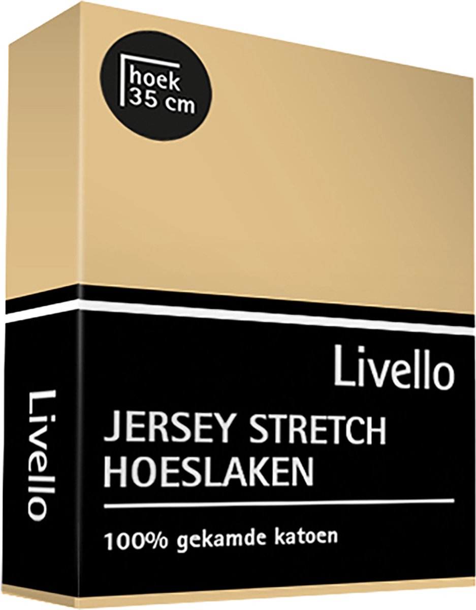 Livello Hoeslaken Jersey Sunny 90 X 200 Cm - Geel