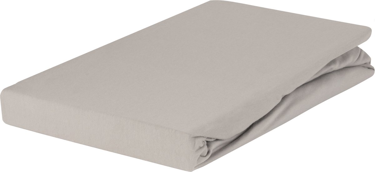 Livello Hoeslaken Jersey Licht 180 X 220 Cm - Grijs