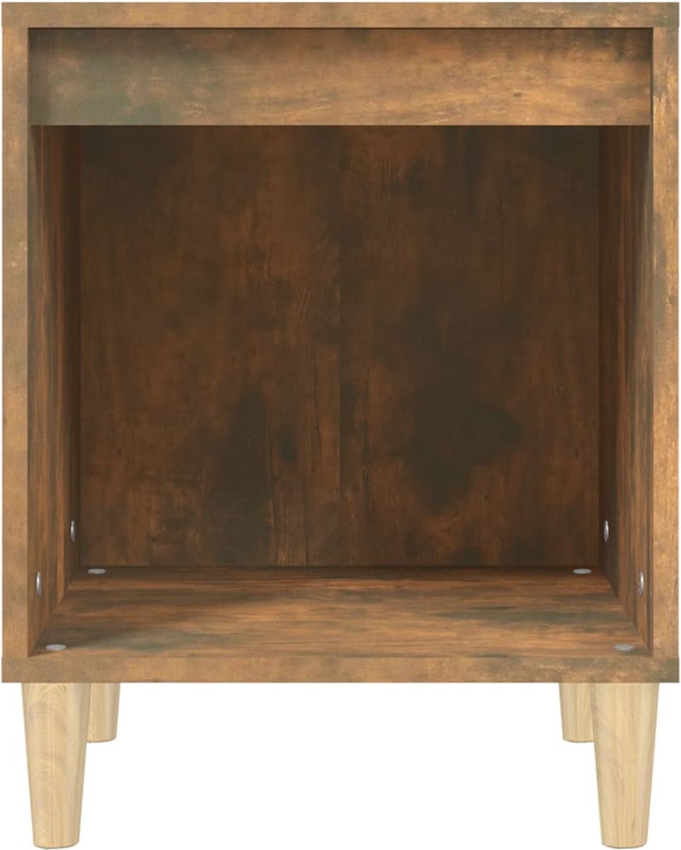 Vidaxl Nachtkastjes 2 St 40x35x50 Cm Gerookt Eikenkleurig - Bruin