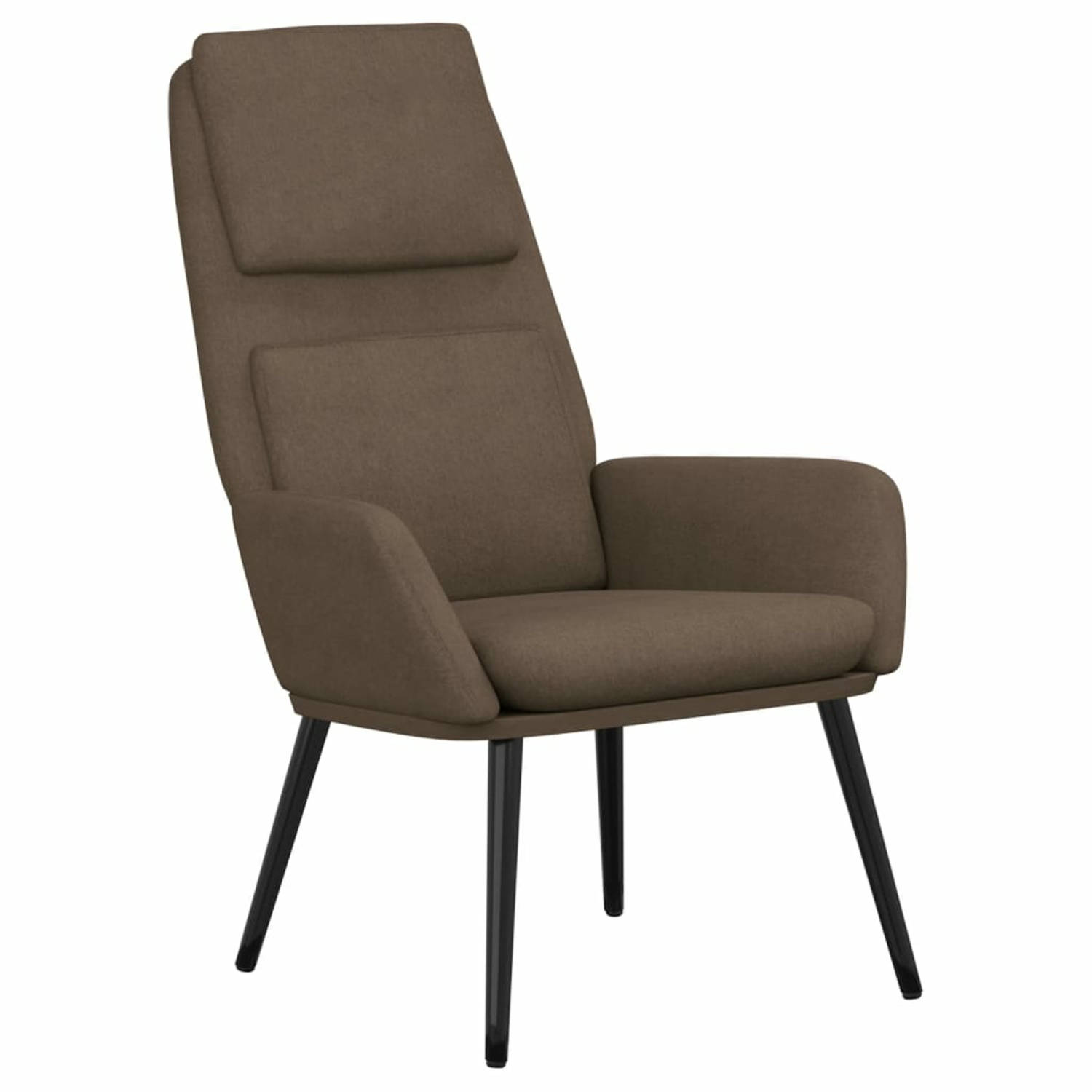 Vidaxl Relaxstoel Stof Taupe