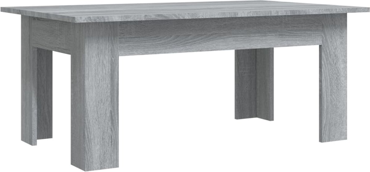 Vidaxl Salontafel 100x60x42 Cm Bewerkt Hout Sonoma Eikenkleurig - Gris