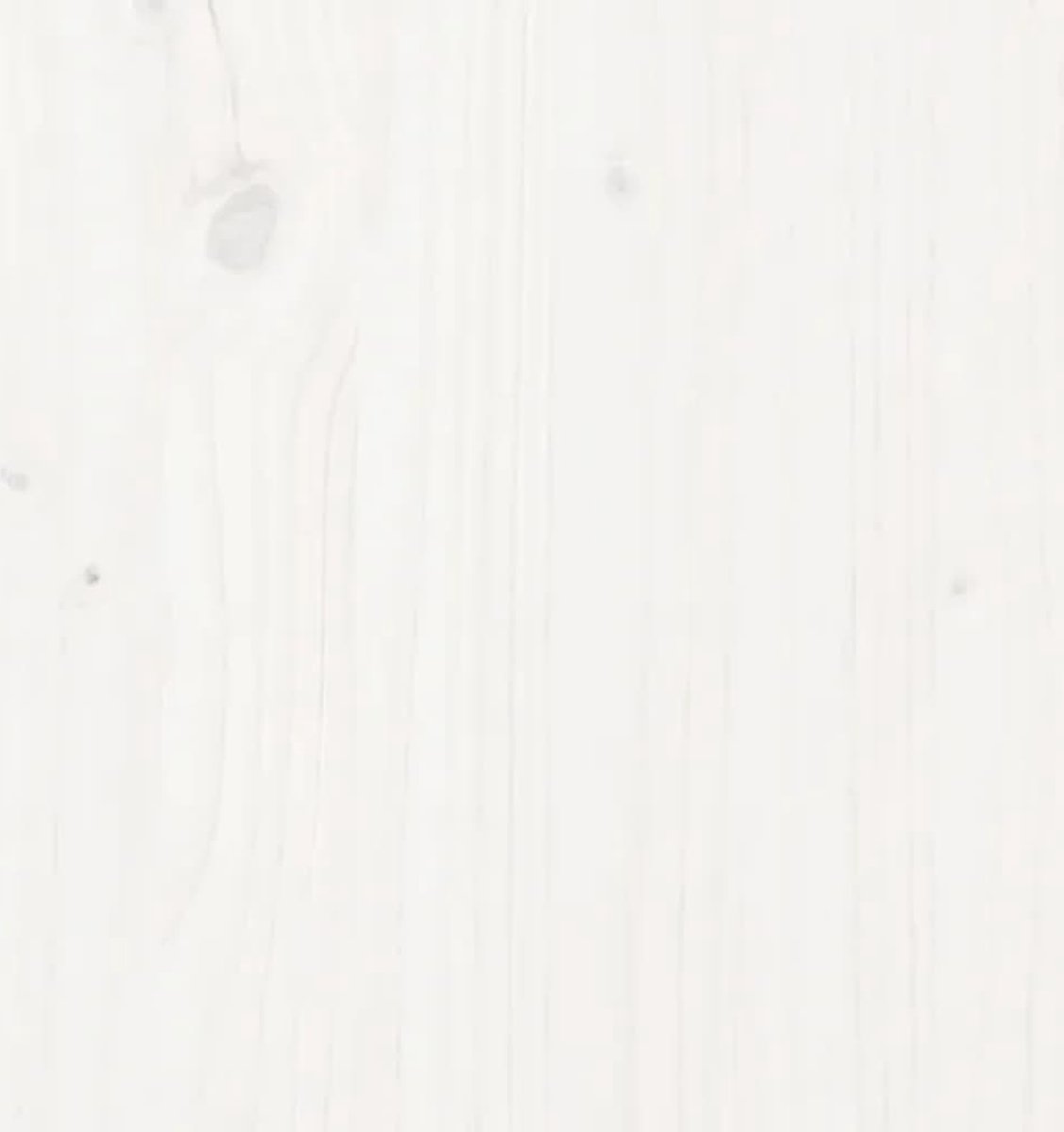 Vidaxl Nachtkastje 40x35x61,5 Cm Massief Grenenhout Wit