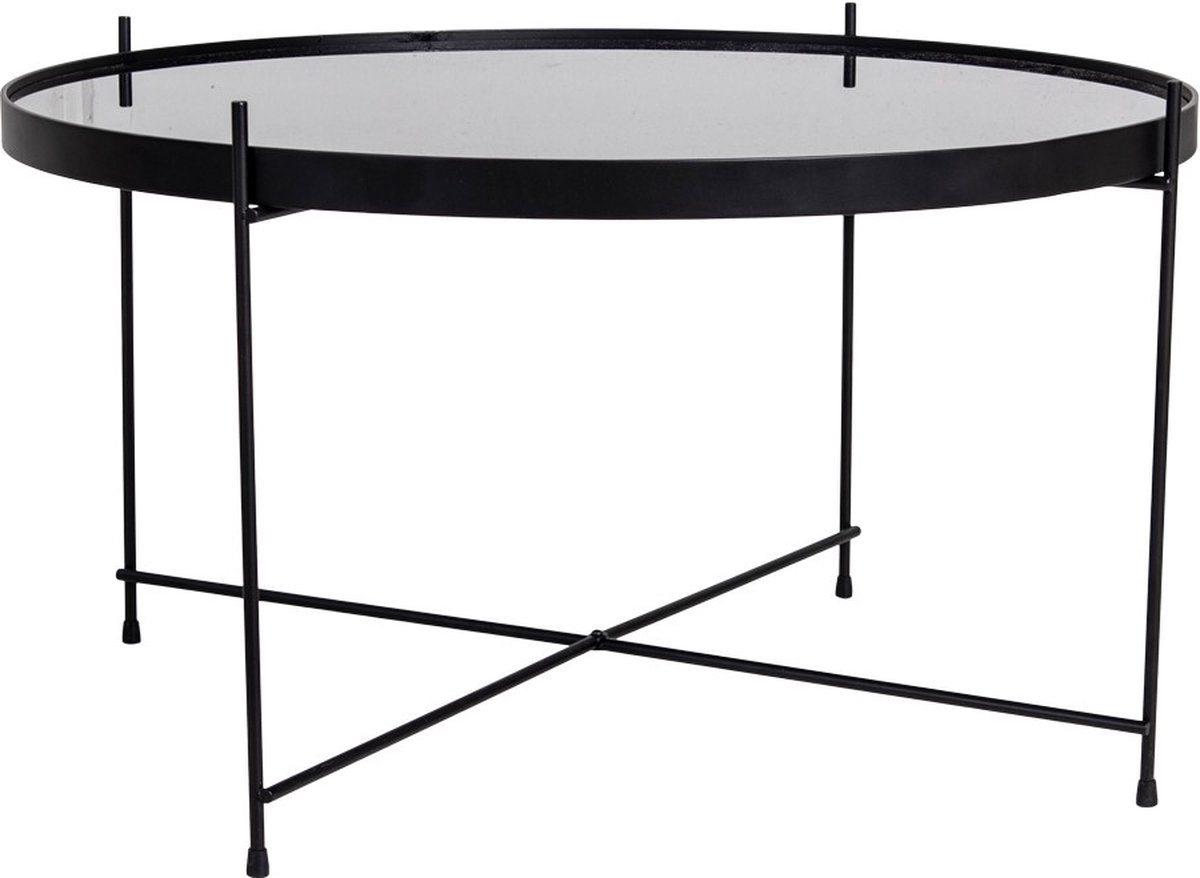 House Nordic Salontafel Scarlett 70x40 Cm Rond - Zwart