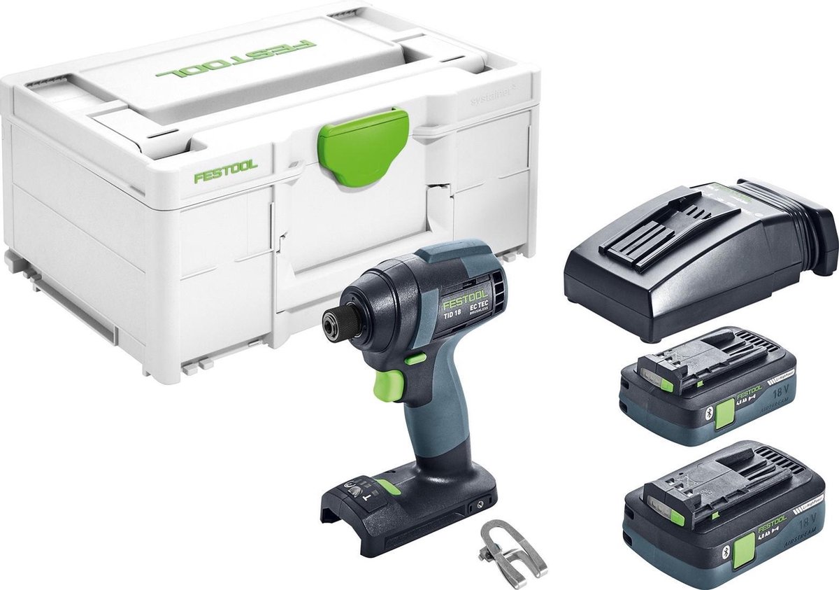 Festool TID 18 HPC 4,0 I-Plus | Accu Slagschroevendraaier | 18V | 4,0Ah | Li-Ion