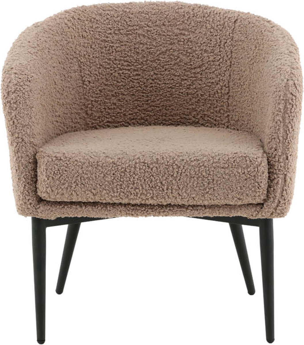 Fluffy Fauteuil Teddy. - Bruin