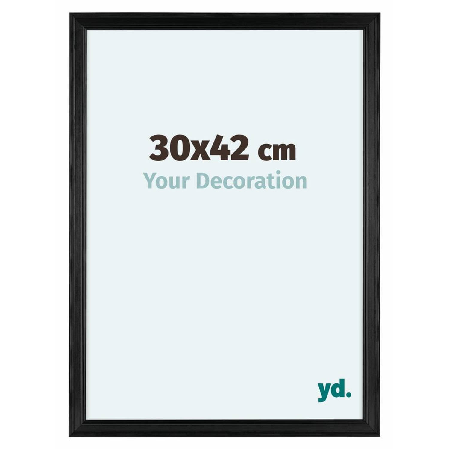 Your Decoration Lincoln Houten Fotolijst 30x42cm - Zwart