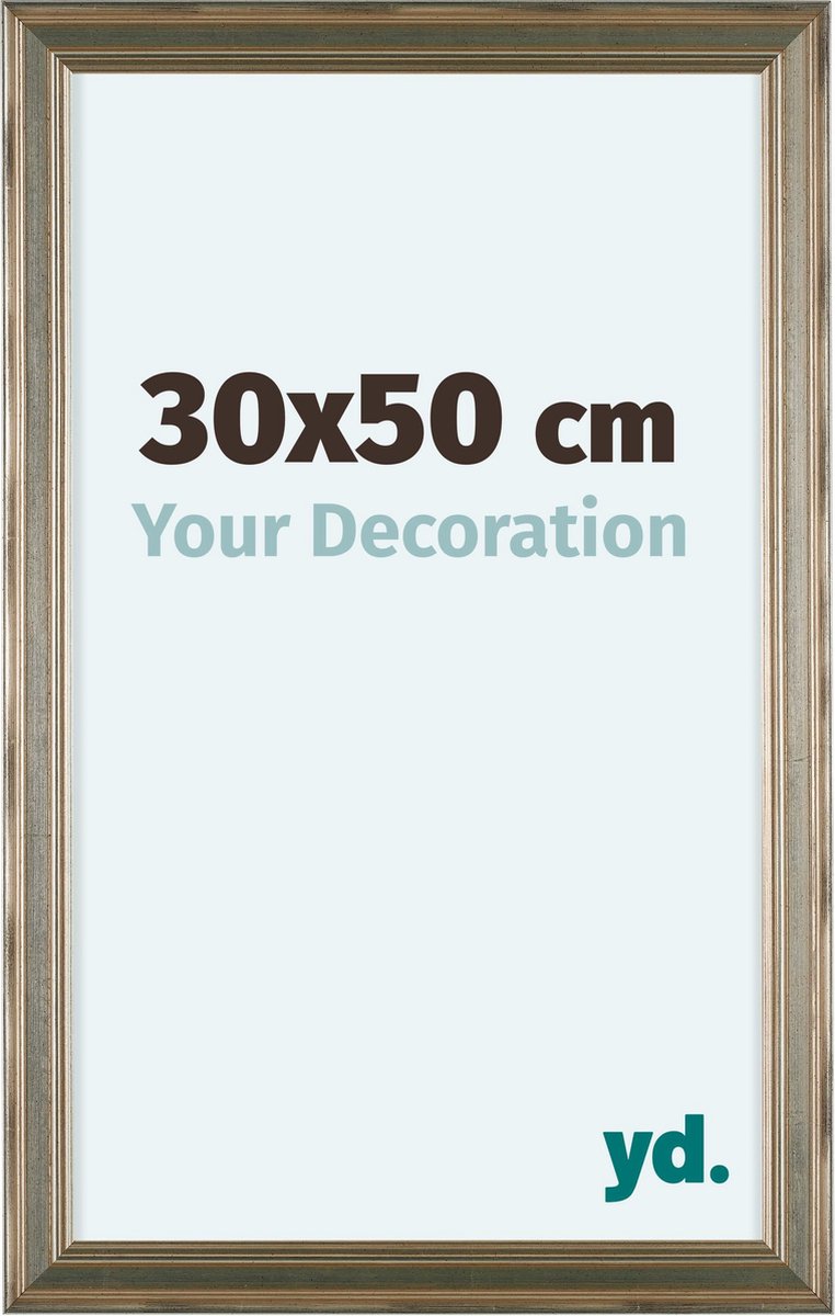 Your Decoration Lincoln Houten Fotolijst 30x50cm Zilver