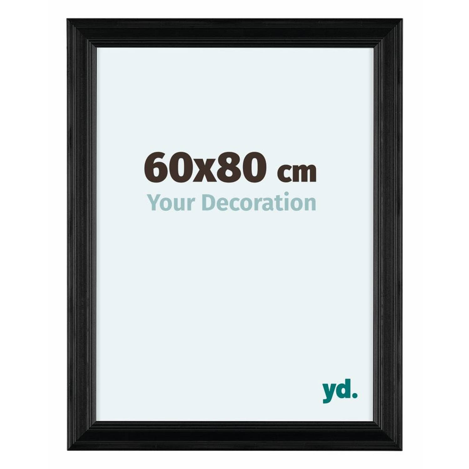 Your Decoration Lincoln Houten Fotolijst 60x80cm - Zwart