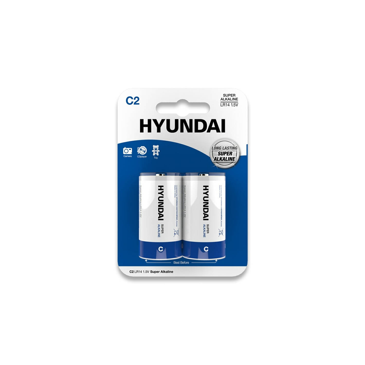 Hyundai Batteries - Super Alkaline C Batterijen - 10 Stuks