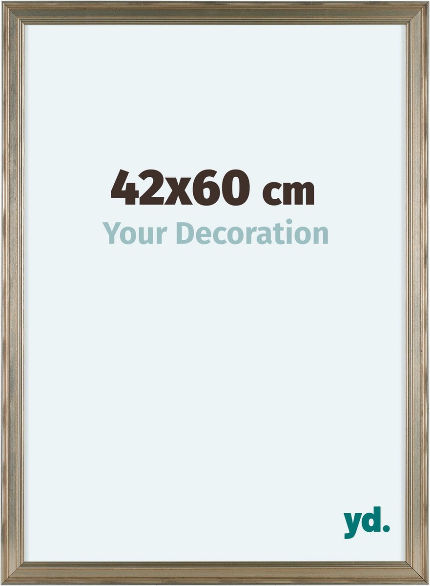 Your Decoration Lincoln Houten Fotolijst 42x60cm Zilver