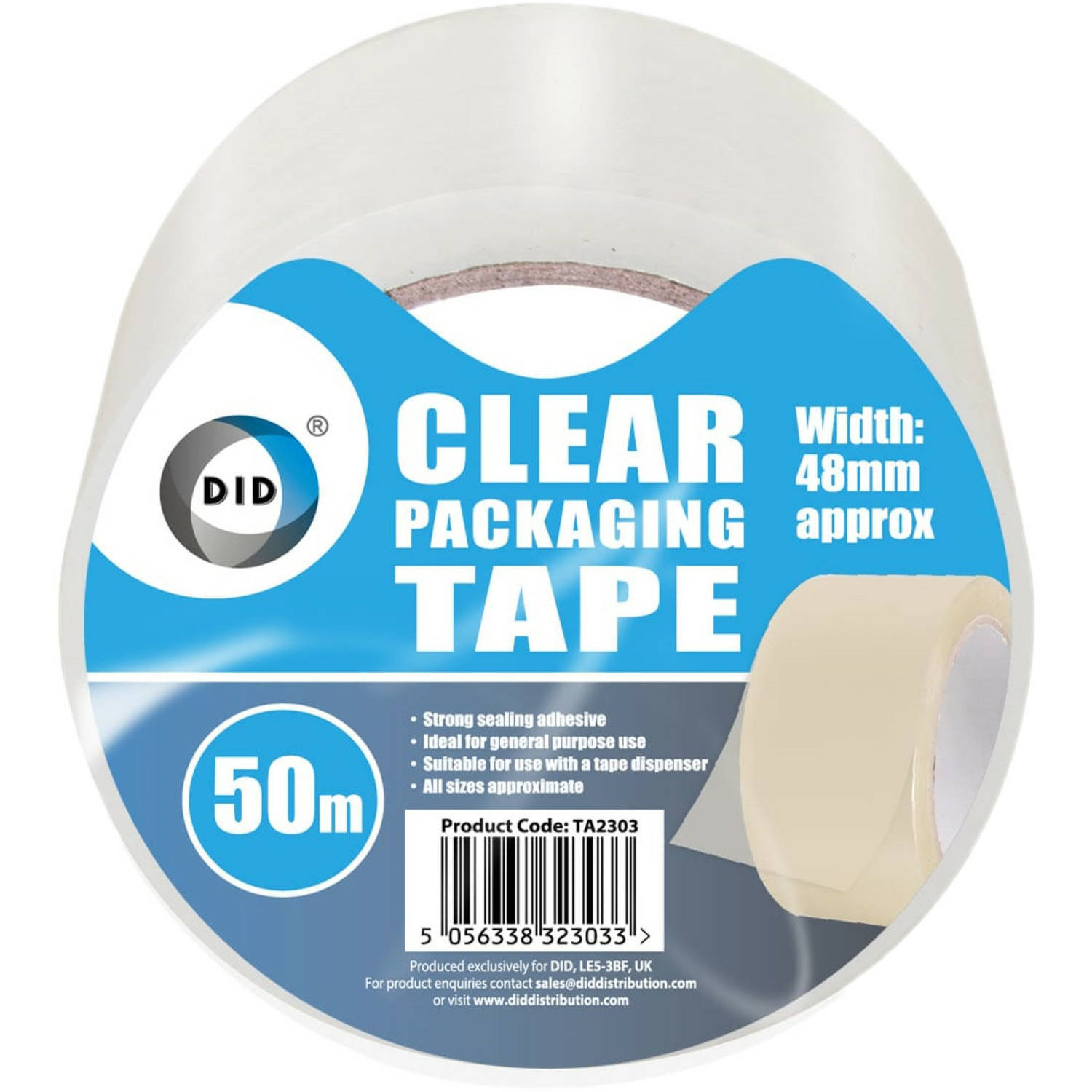 Did Verpakkingstape Transparant 50 Meter - Tape (Klussen)