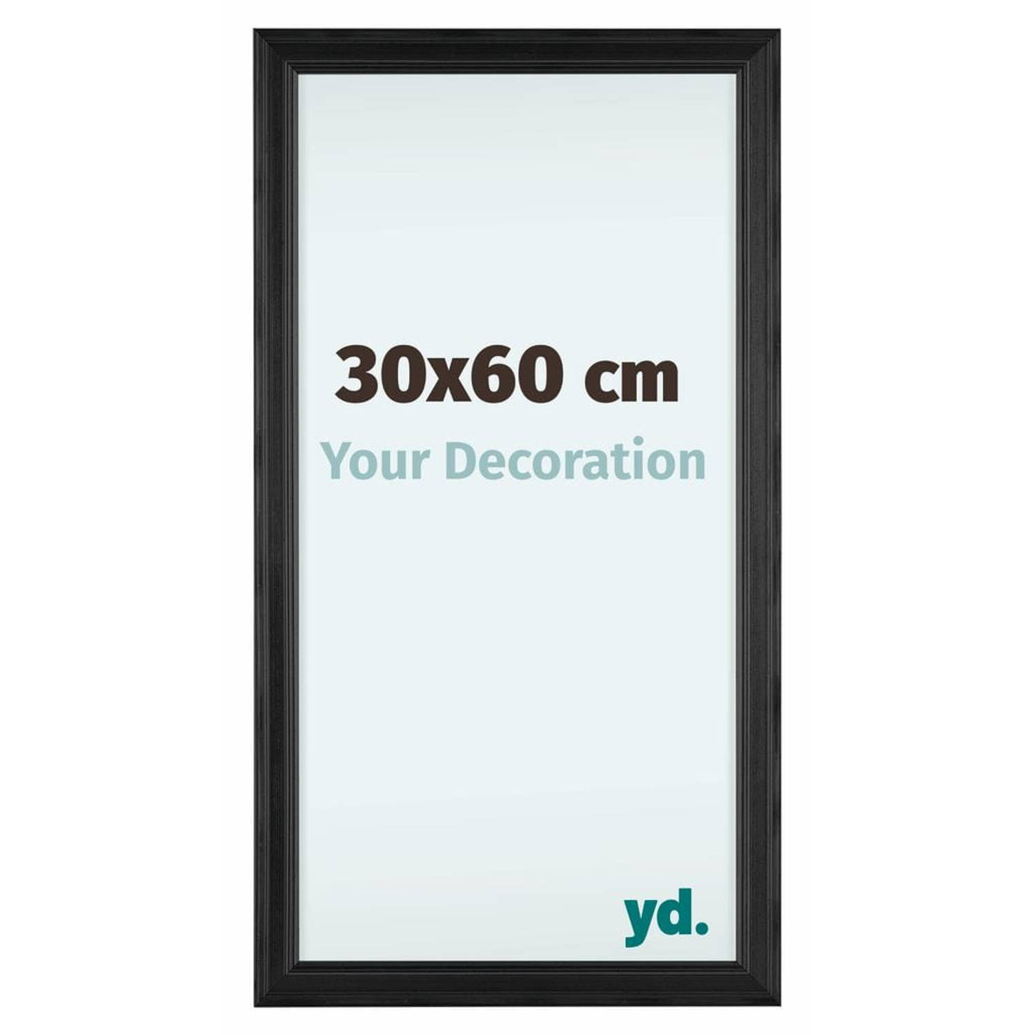 Your Decoration Lincoln Houten Fotolijst 30x60cm - Zwart