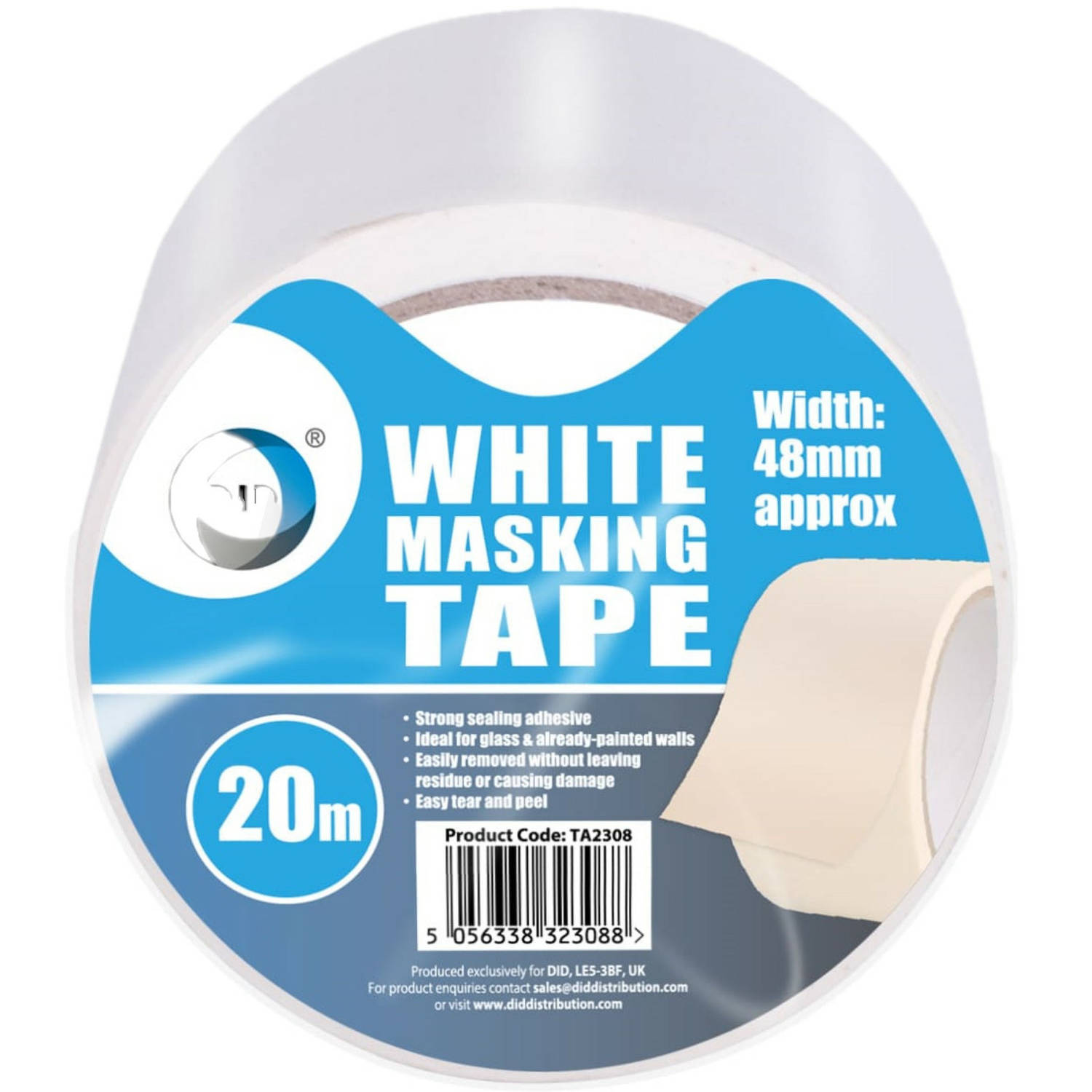 Did Afplaktape/verftape Transparant 20 Meter - Tape (Klussen)