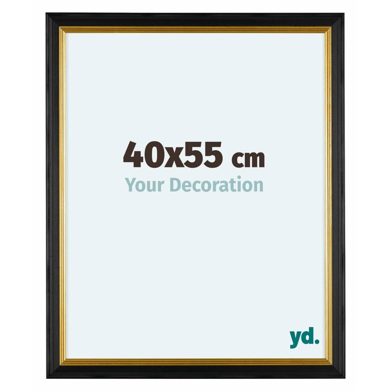 Your Decoration Lincoln Houten Fotolijst 40x55cm Zwart Goud