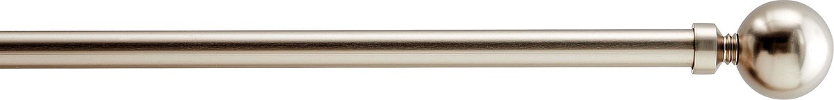 Acaza Lange Gordijnroede - Uitschuifbare Gordijn Rail - Stang Van 240-360 Cm - Zilver - Silver
