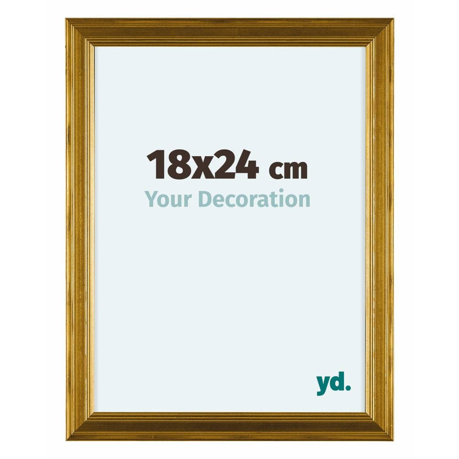 Your Decoration Lincoln Houten Fotolijst 18x24cm Goud