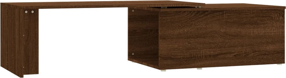 Vidaxl Salontafel 150x50x35 Cm Bewerkt Houteikenkleurig - Bruin