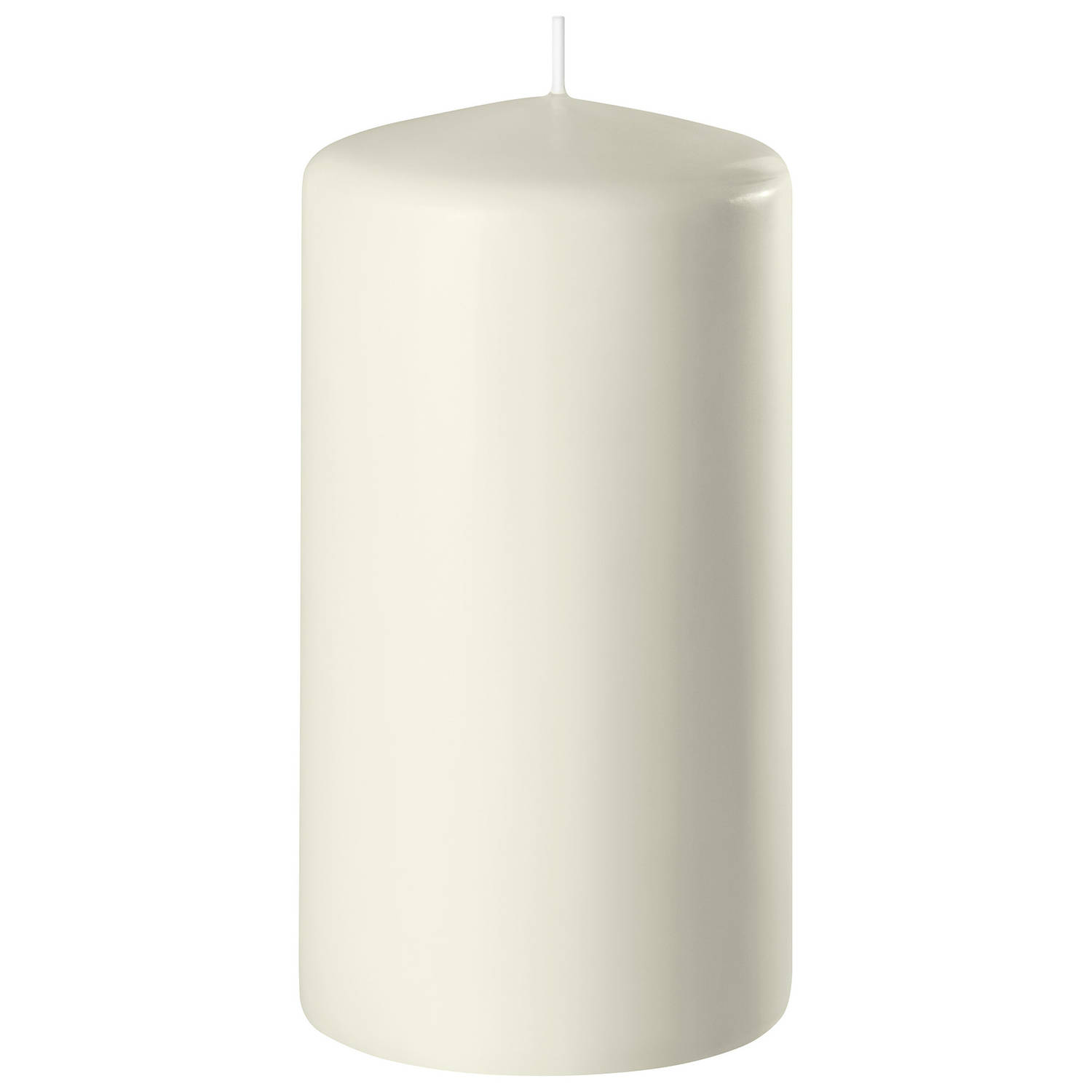 Enlightening Candles 1x Ivoorwitte Cilinderkaars/stompkaars 6 X 15 Cm 58 Branduren - Stompkaarsen